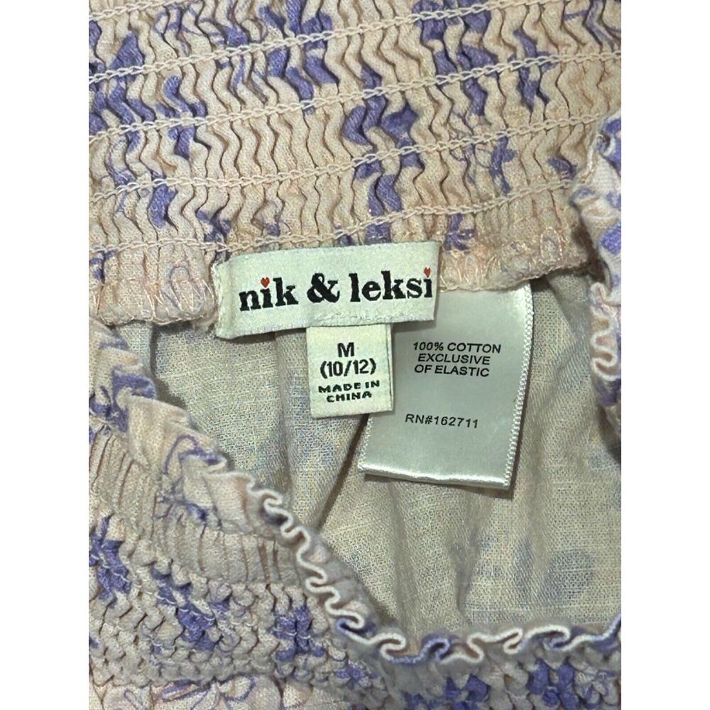 Nik & Leksi Girls size 10/12 Floral Set - Picture 4 of 6